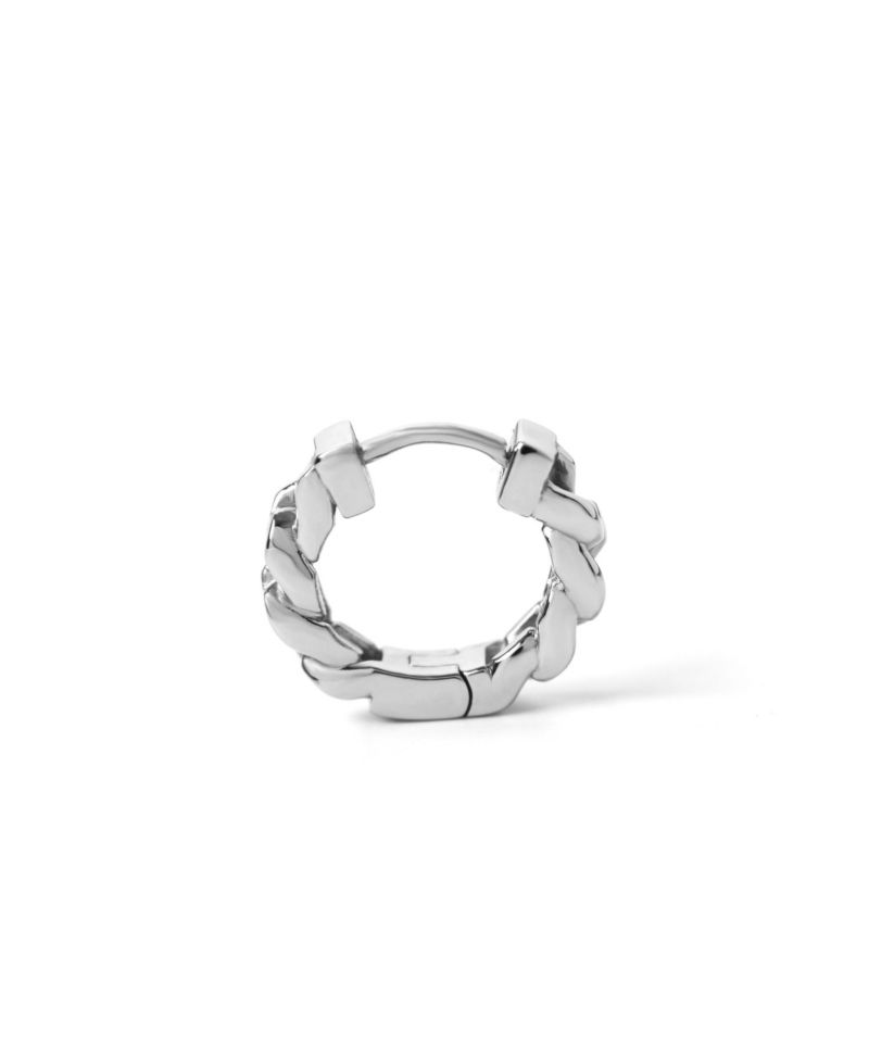  【WEB限定】キヘイチェーンフープピアス/サージカルステンレス316L