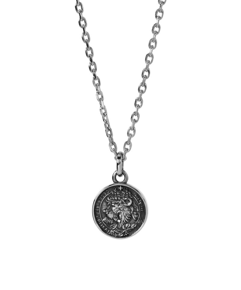 【WEB限定】ライオンコインネックレス/チェコ金貨/サージカルステンレス316L