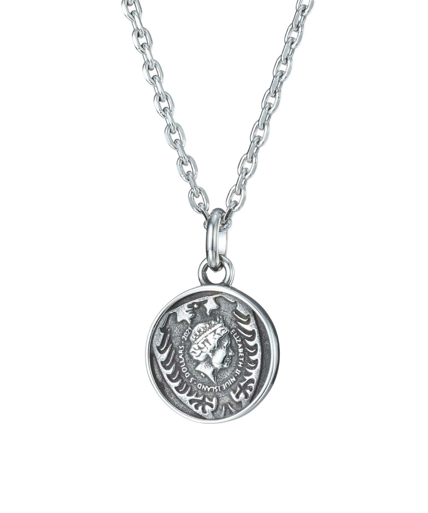 【WEB限定】ライオンコインネックレス/チェコ金貨/サージカルステンレス316L