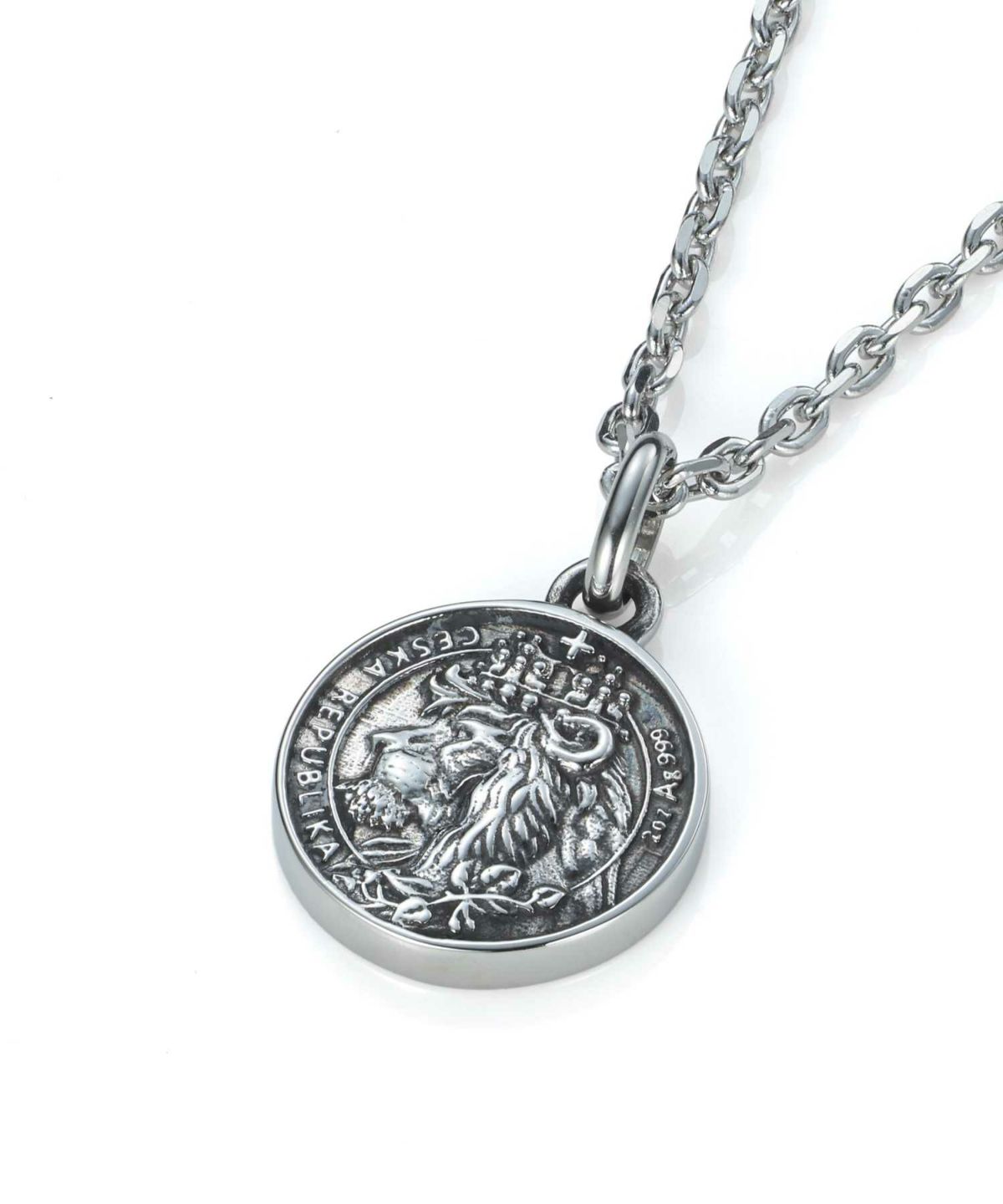 【WEB限定】ライオンコインネックレス/チェコ金貨/サージカルステンレス316L