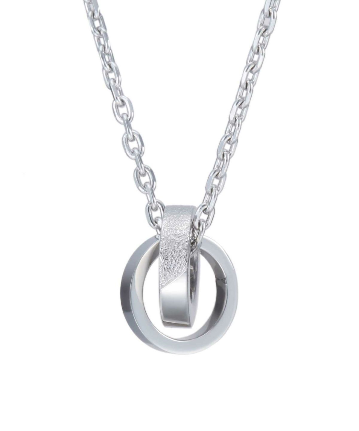 【WEB限定】“SAND”ダブルリングネックレス/サージカルステンレス316L