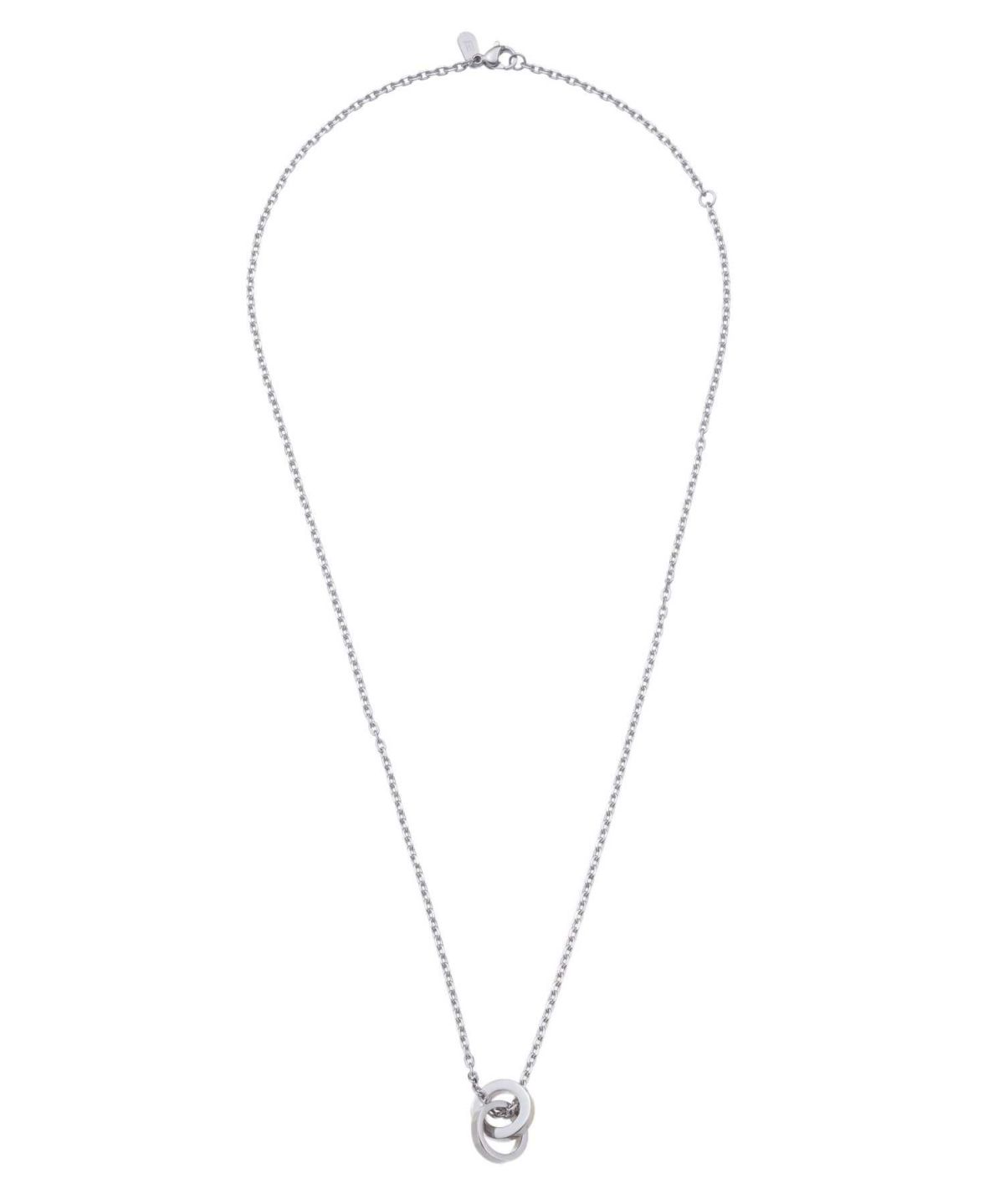 【WEB限定】“SAND”ダブルリングネックレス/サージカルステンレス316L