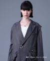 【WEB限定】“SAND”ダブルリングネックレス/サージカルステンレス316L