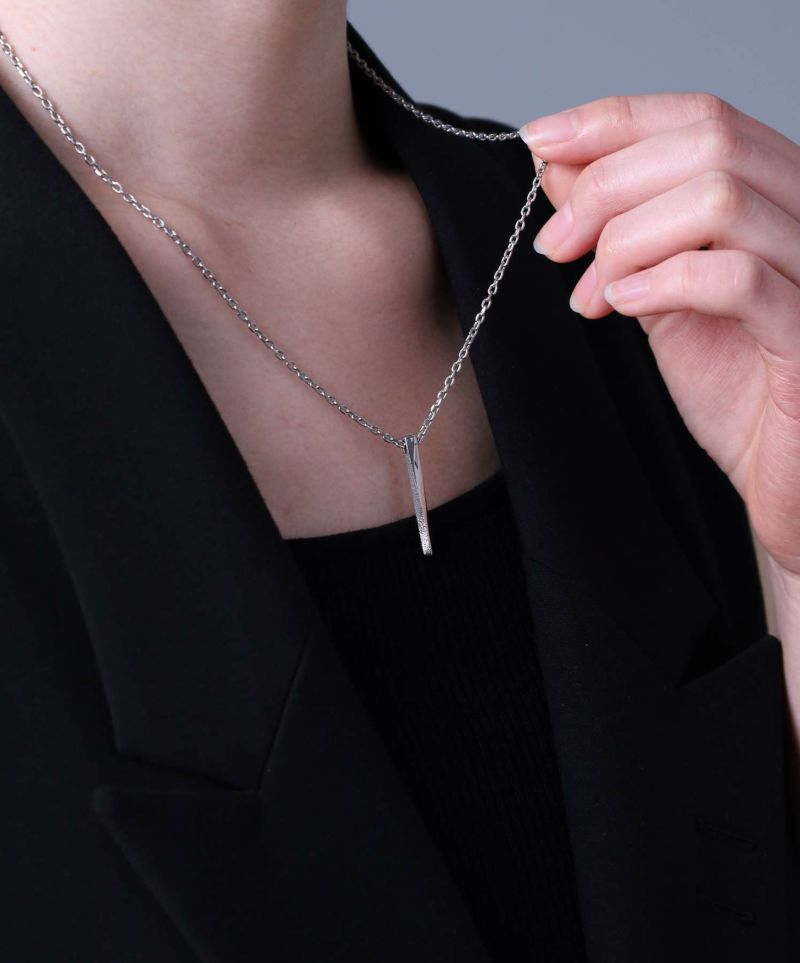 【WEB限定】“SAND”ロッドネックレス/サージカルステンレス316L