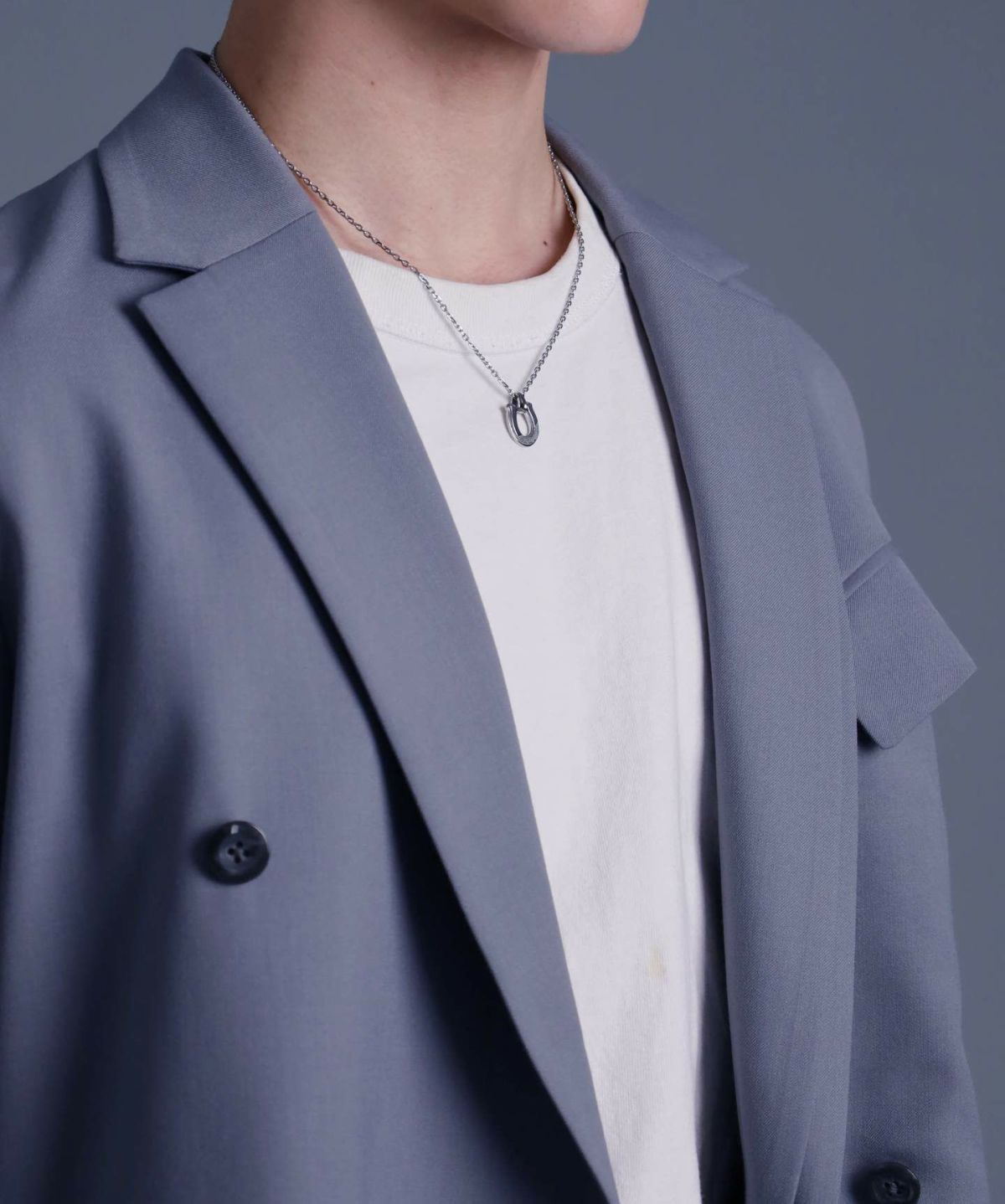  【WEB限定】“SAND”ホースシューネックレス/サージカルステンレス316L