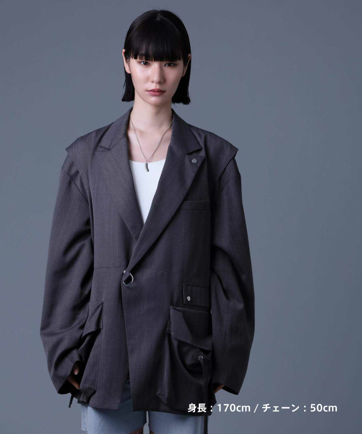 【限定展開】“HAWAIIAN”ネックレス/フェザー/サージカルステンレス（金属アレルギー対応）