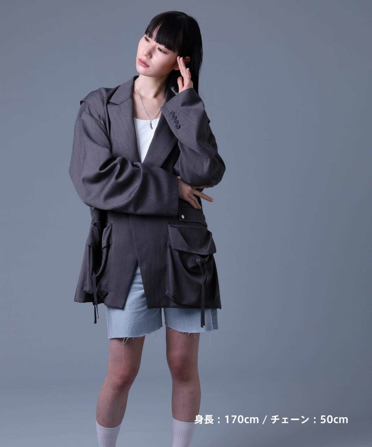 【限定展開】“HAWAIIAN”ネックレス/フェザー/サージカルステンレス（金属アレルギー対応）