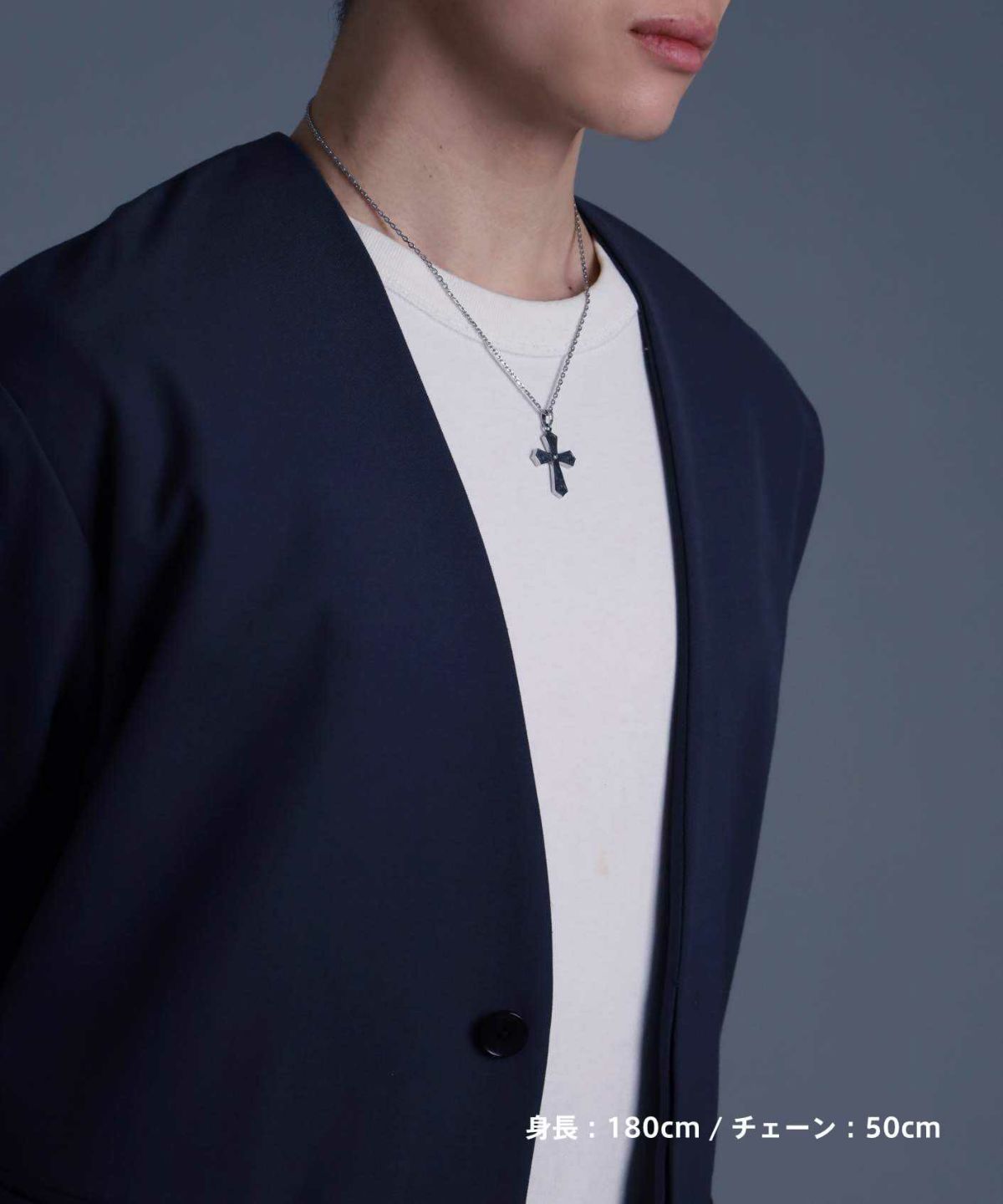 【WEB限定】“HAWAIIAN”ネックレス/クロス/サージカルステンレス316L