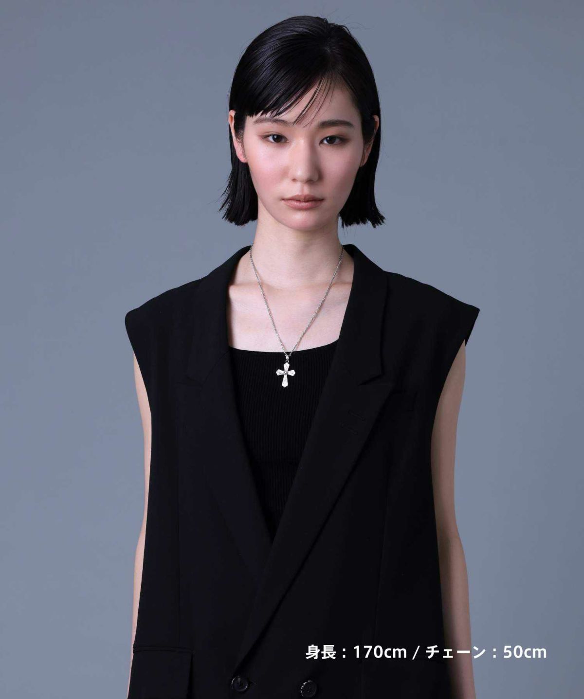 【WEB限定】“HAWAIIAN”ネックレス/クロス/サージカルステンレス316L