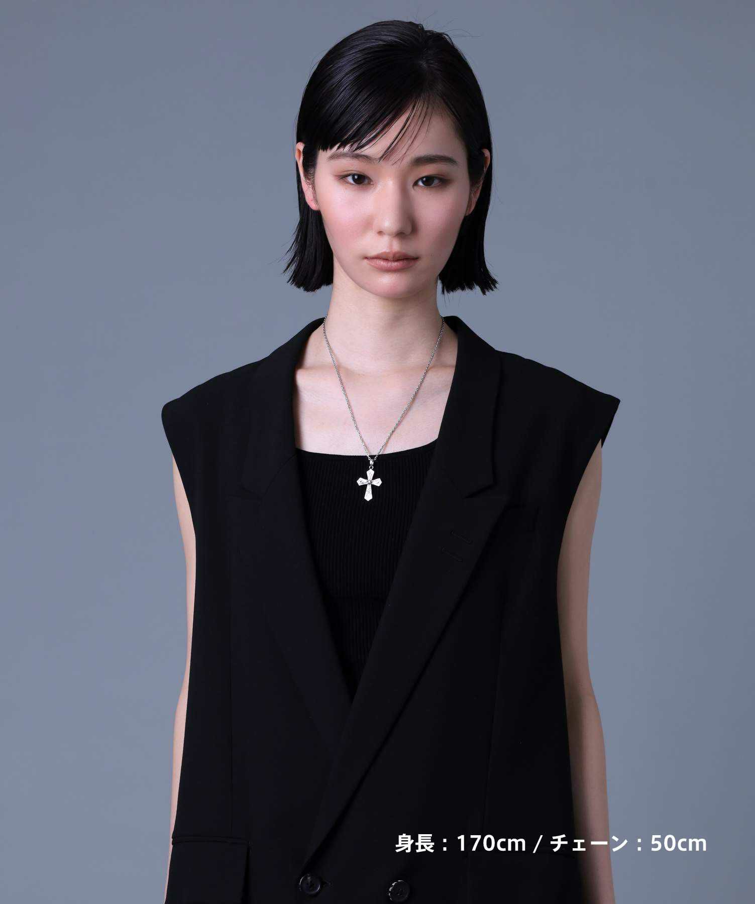 【WEB限定】“HAWAIIAN”ネックレス/クロス/サージカルステンレス316L