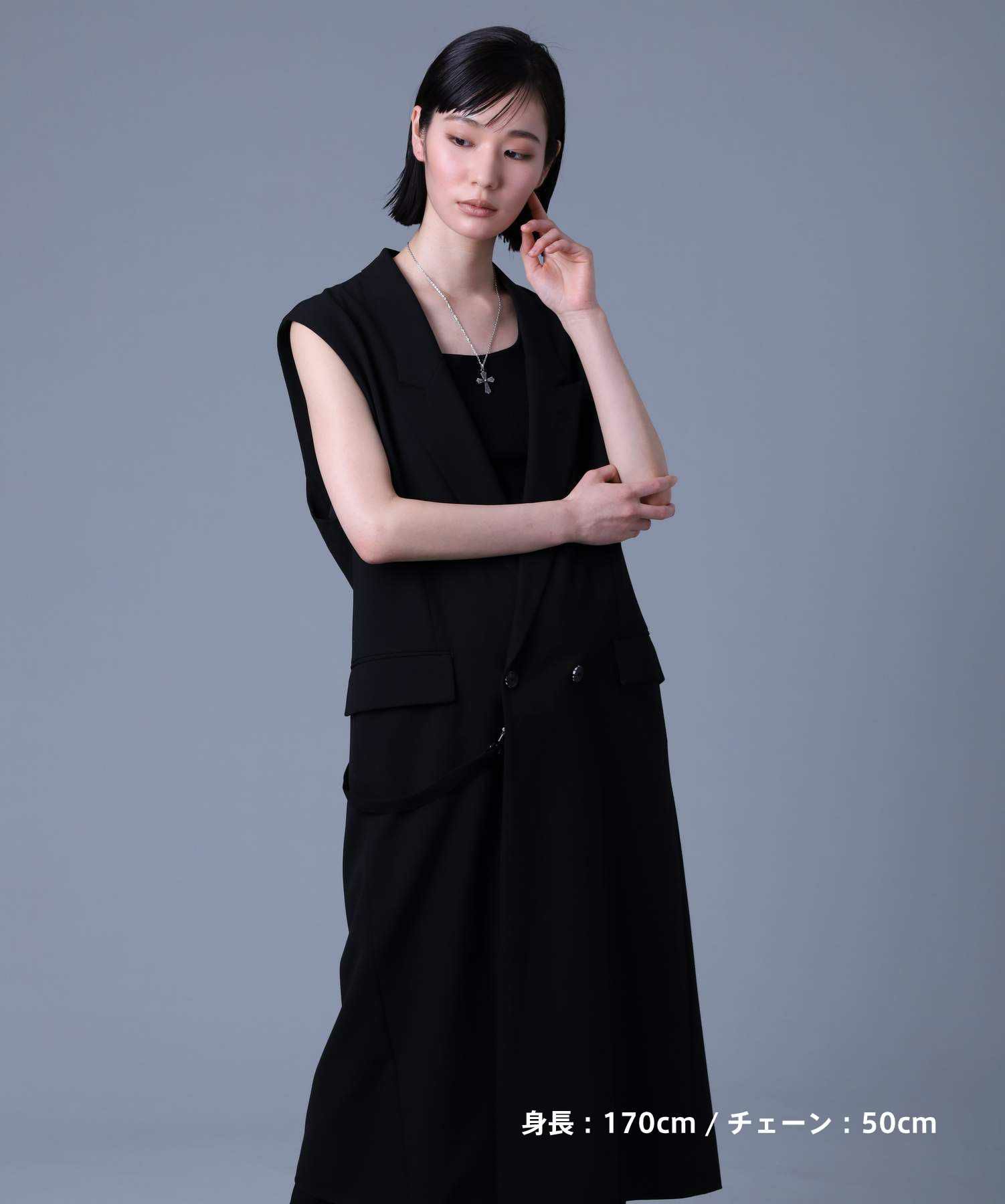 【WEB限定】“HAWAIIAN”ネックレス/クロス/サージカルステンレス316L