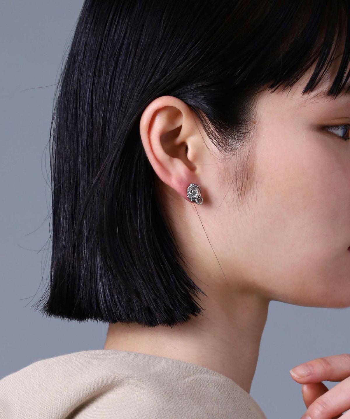 スタッズピアス/マスター/シルバー925