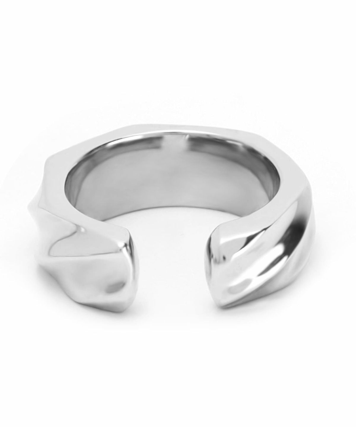 シルバーイヤーカフ/ツイストテクスチャー/シルバー925