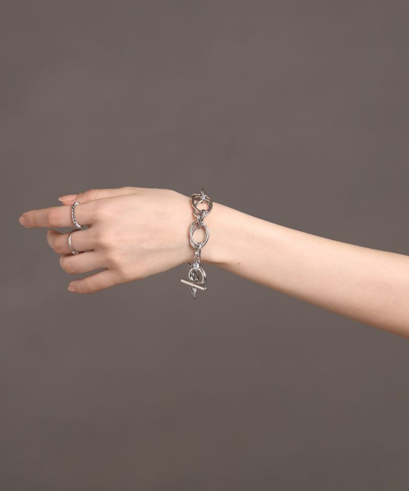 ダブルチェーンブレスレット/サージカルステンレス316L