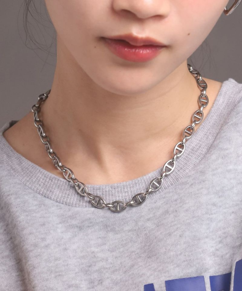 LHME（エルエイチエムイー） > マリンチェーンネックレス/シルバー/サージカルステンレス316L