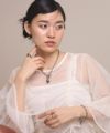 LHME（エルエイチエムイー） > “Moment”ポイントハートチャンキーネックレス/シルバー/サージカルステンレス316L（金属アレルギー対応）