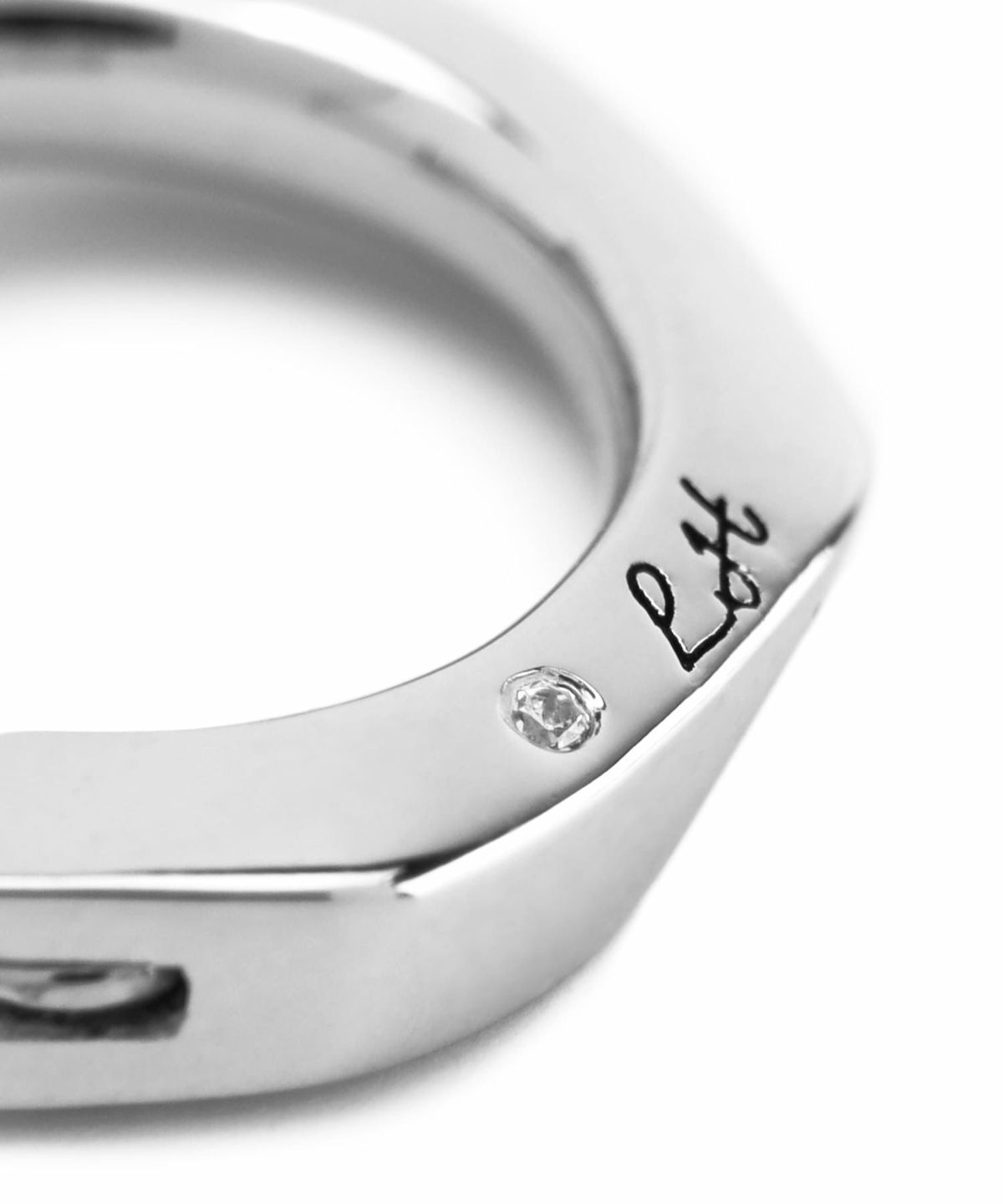 クロッシングピアス/フラグメントフープ/シルバー/シルバー925