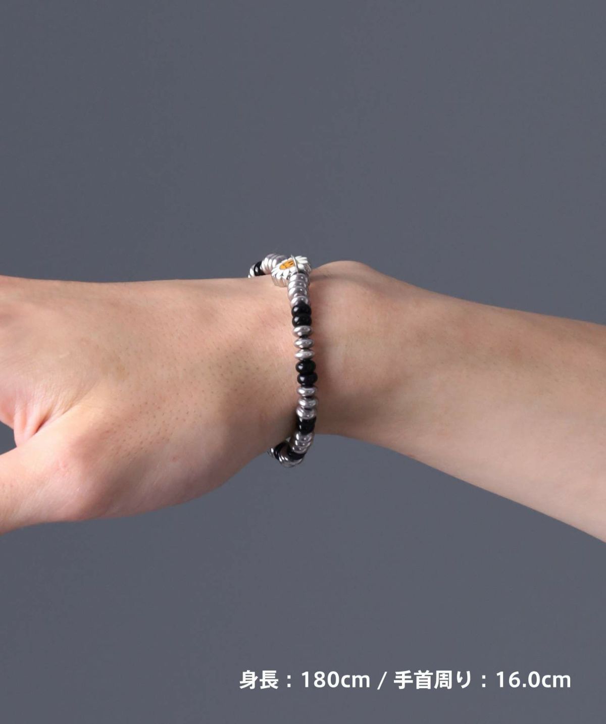  LION HEART × SunKu コラボブレスレット/2024年モデル/TYPE C（オニキス）