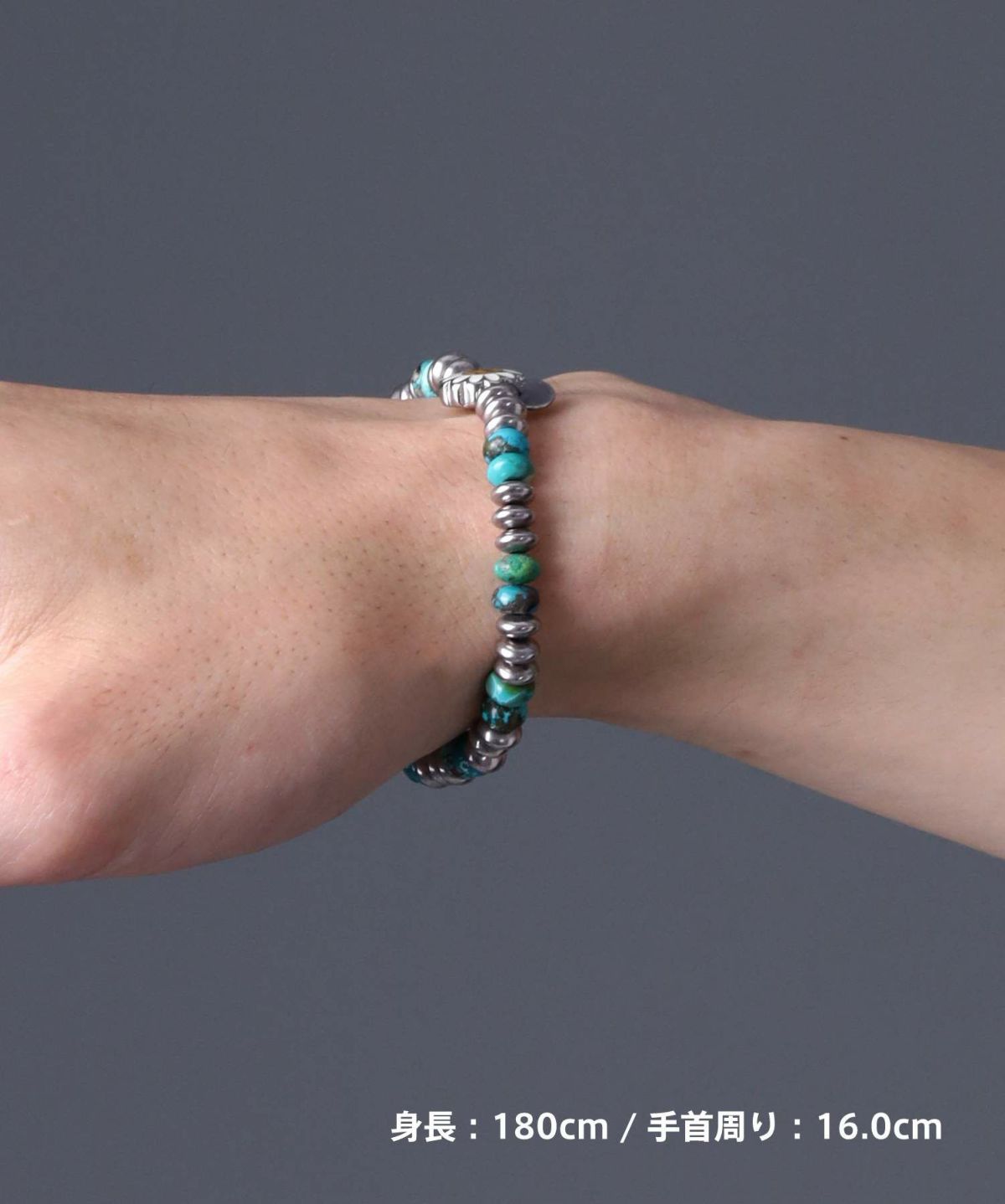 LION HEART × SunKu コラボブレスレット/2024年モデル/TYPE D（ターコイズ）