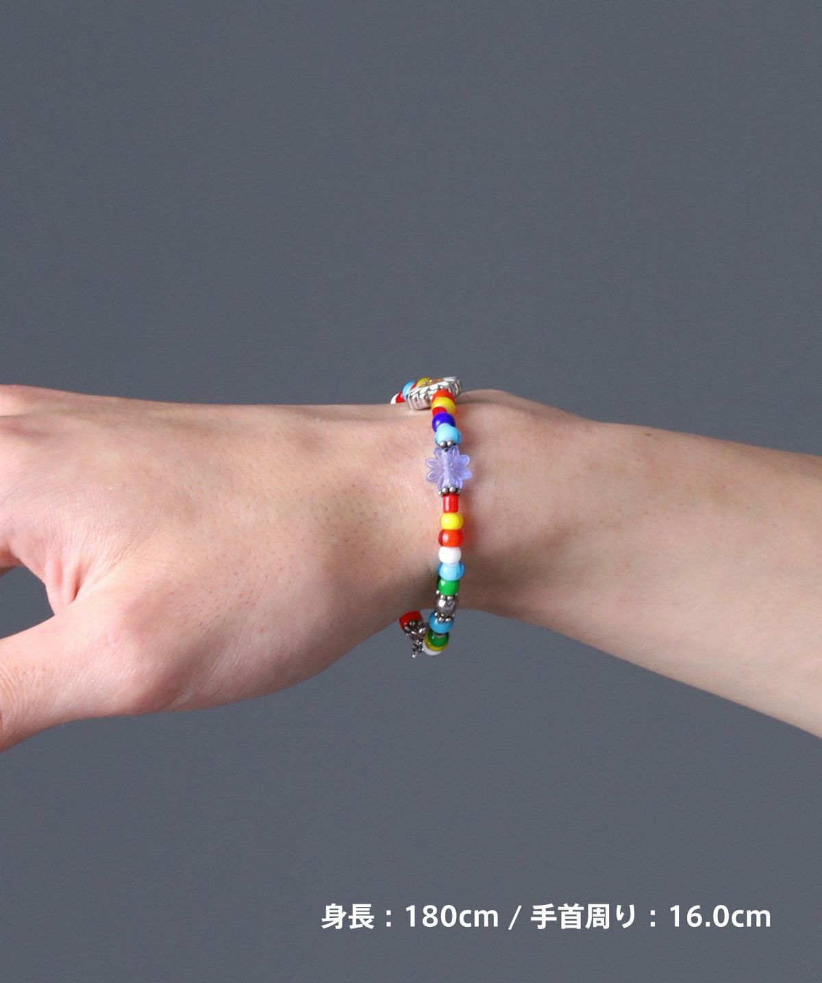 フラワーLEOブレスレット/マルチカラー