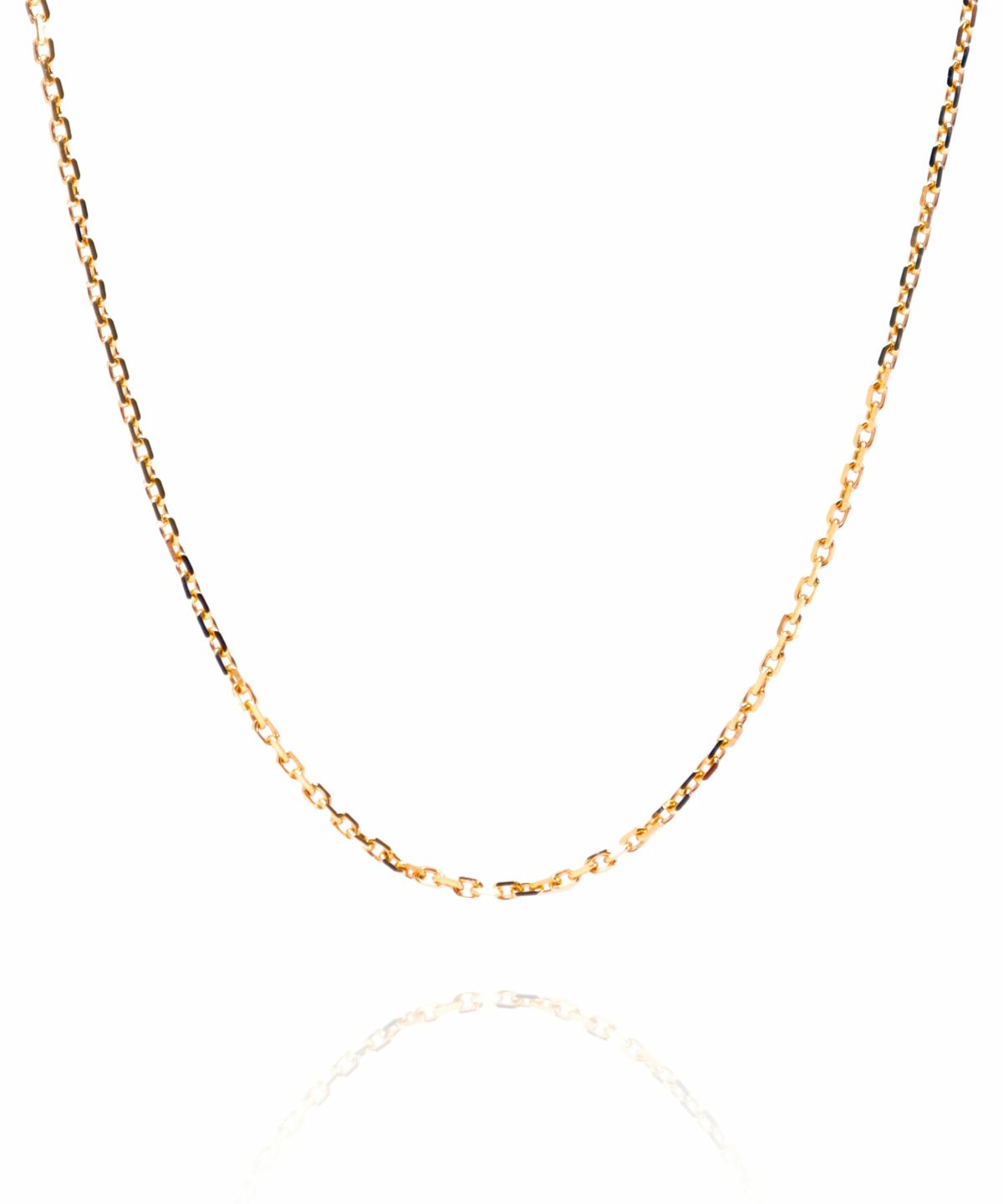 カットアズキチェーン/K18ゴールド