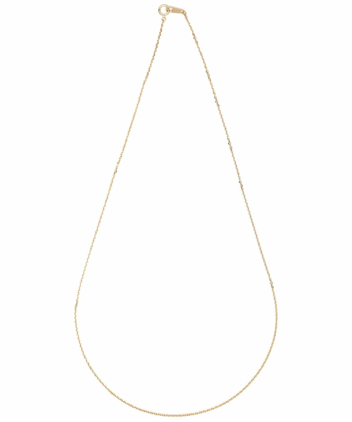 カットアズキチェーン/K18ゴールド