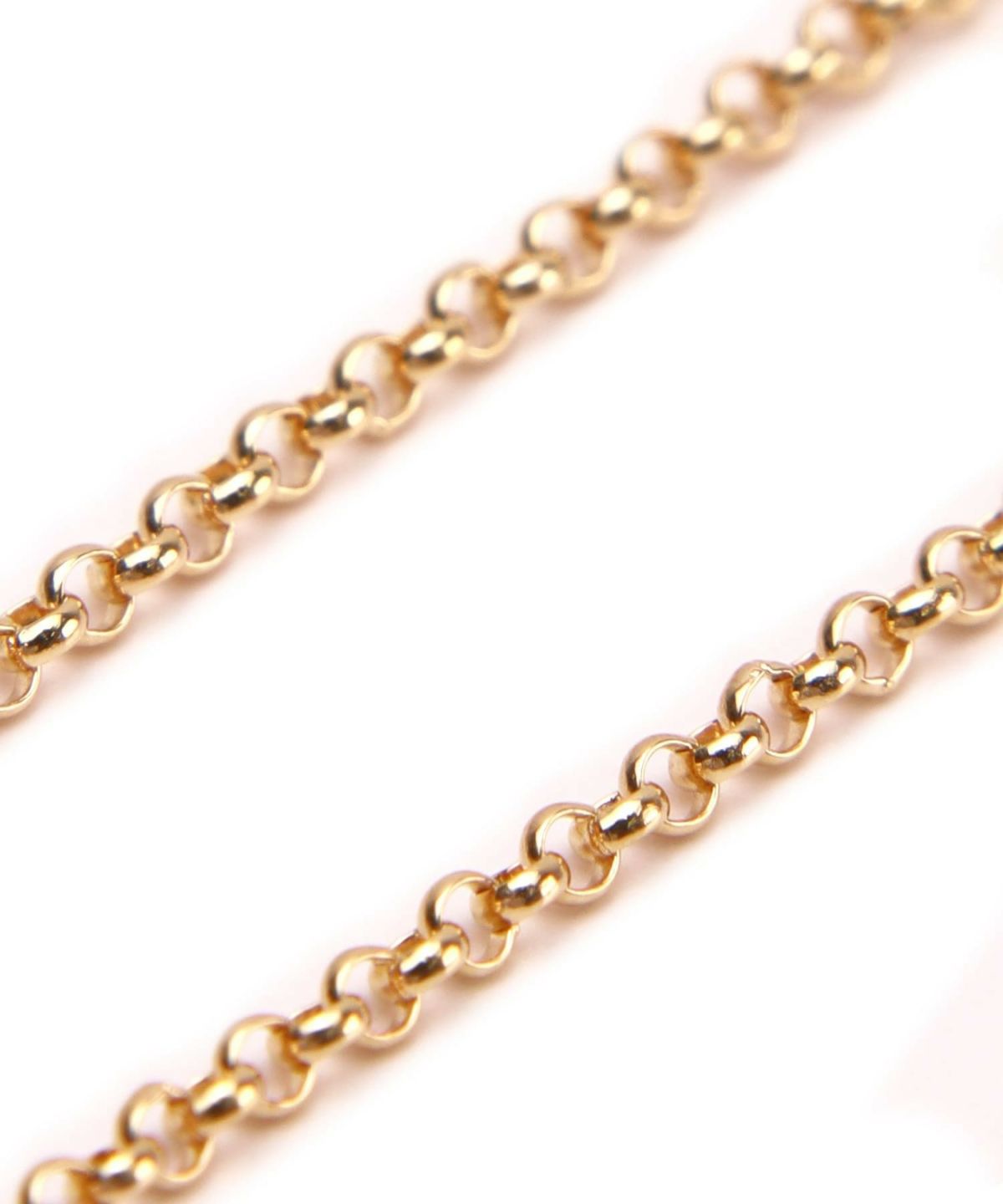 ハーフラウンドチェーン/K18ゴールド