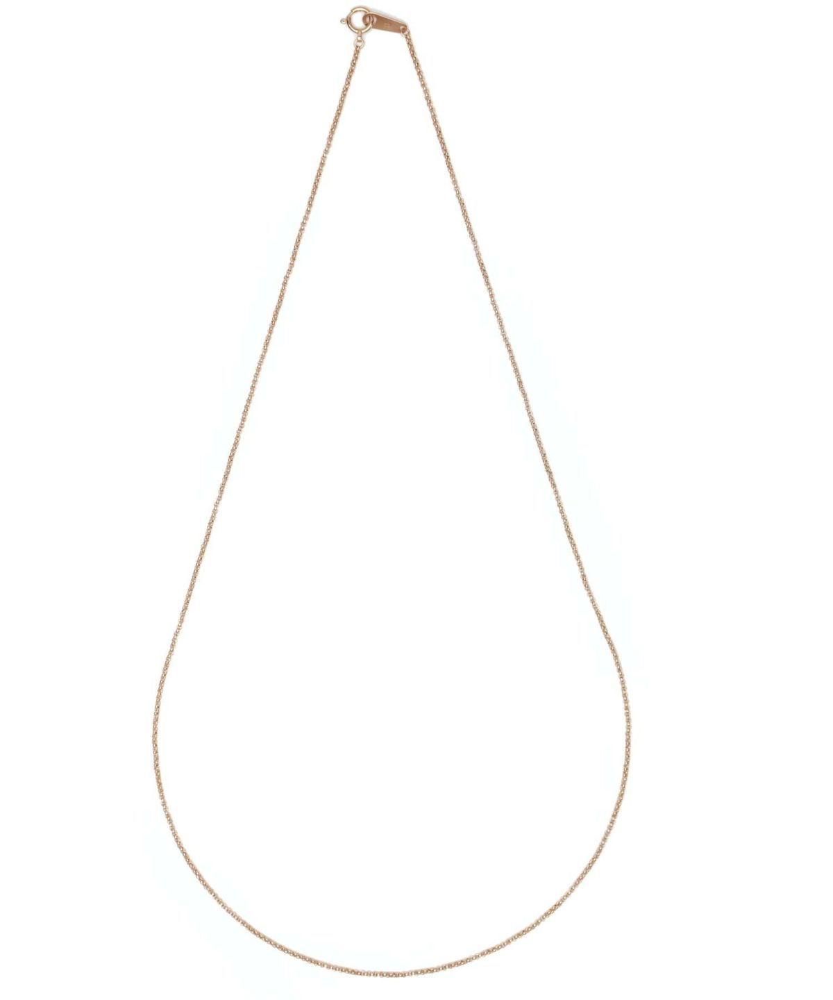 ハーフラウンドチェーン/K10ゴールド