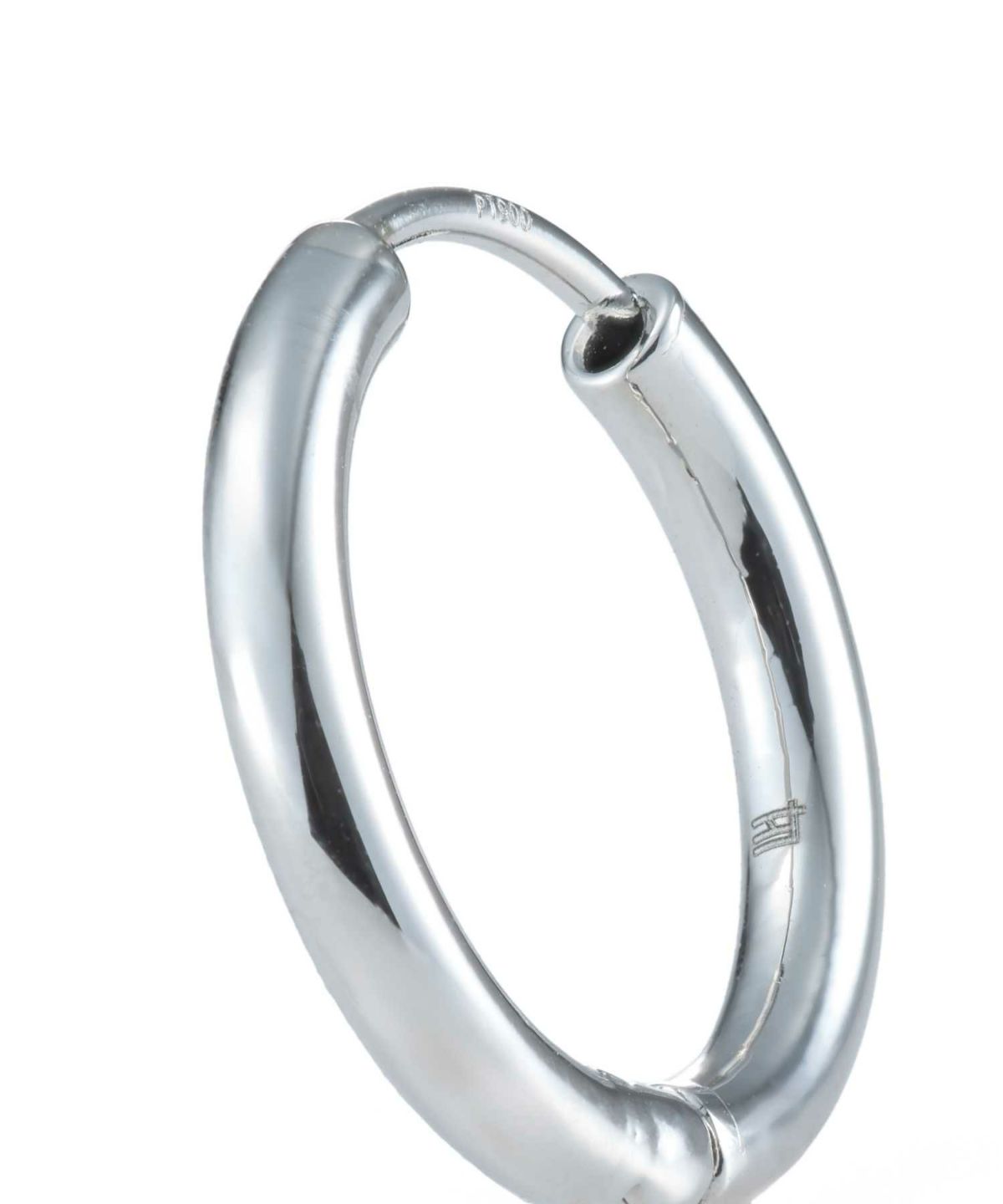 プラチナフープピアス/プラチナ900