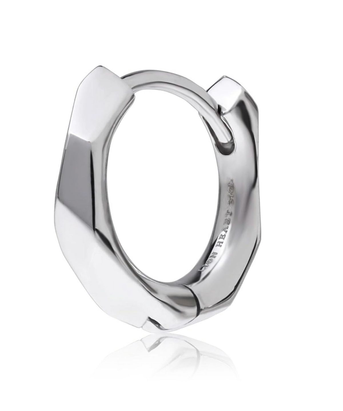 【限定展開】ディストーションフープピアス/サージカルステンレス316L（金属アレルギー対応）