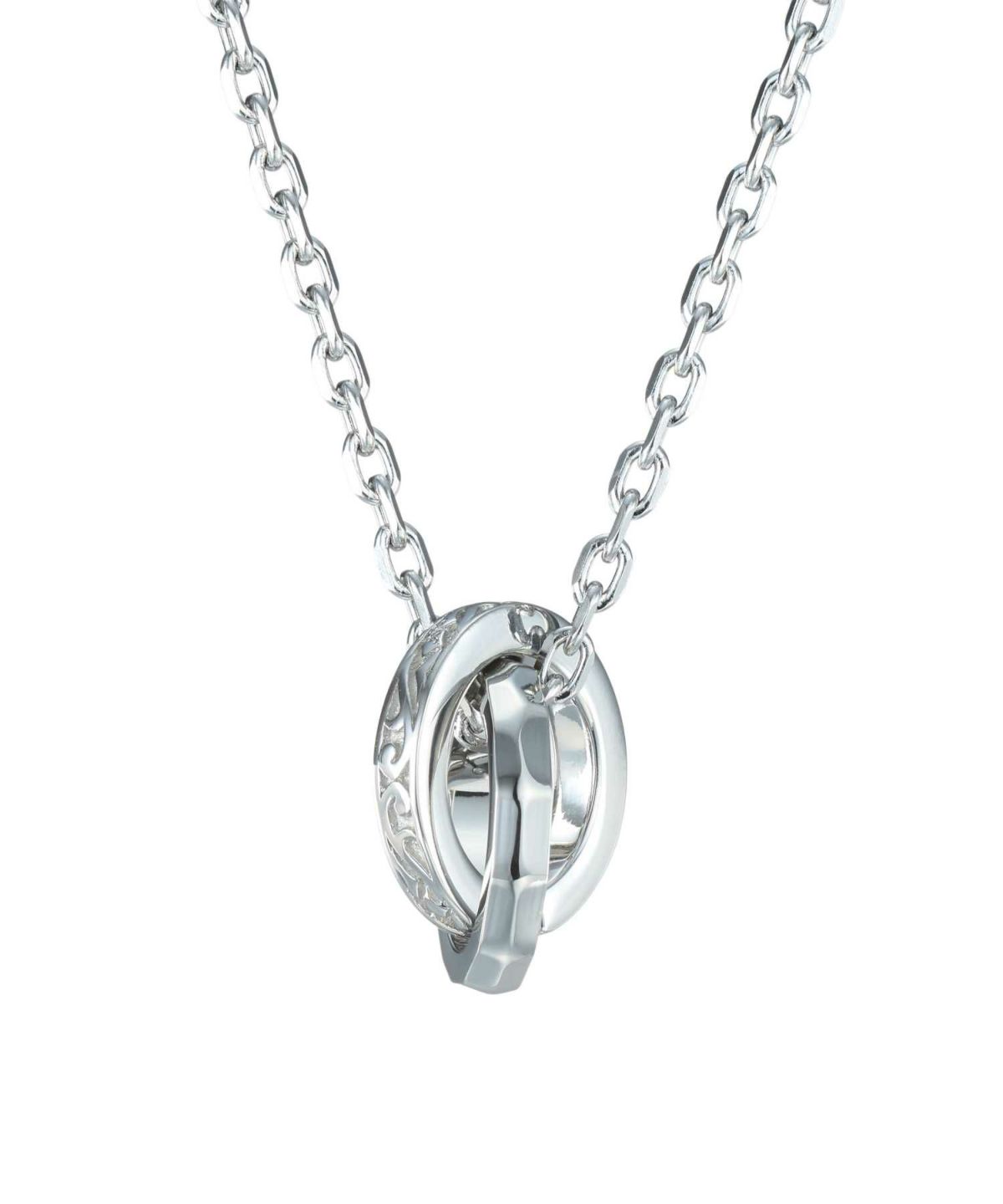 【限定展開】タテガミダブルリングネックレス/フラグメント/シルバー/サージカルステンレス316L（金属アレルギー対応）