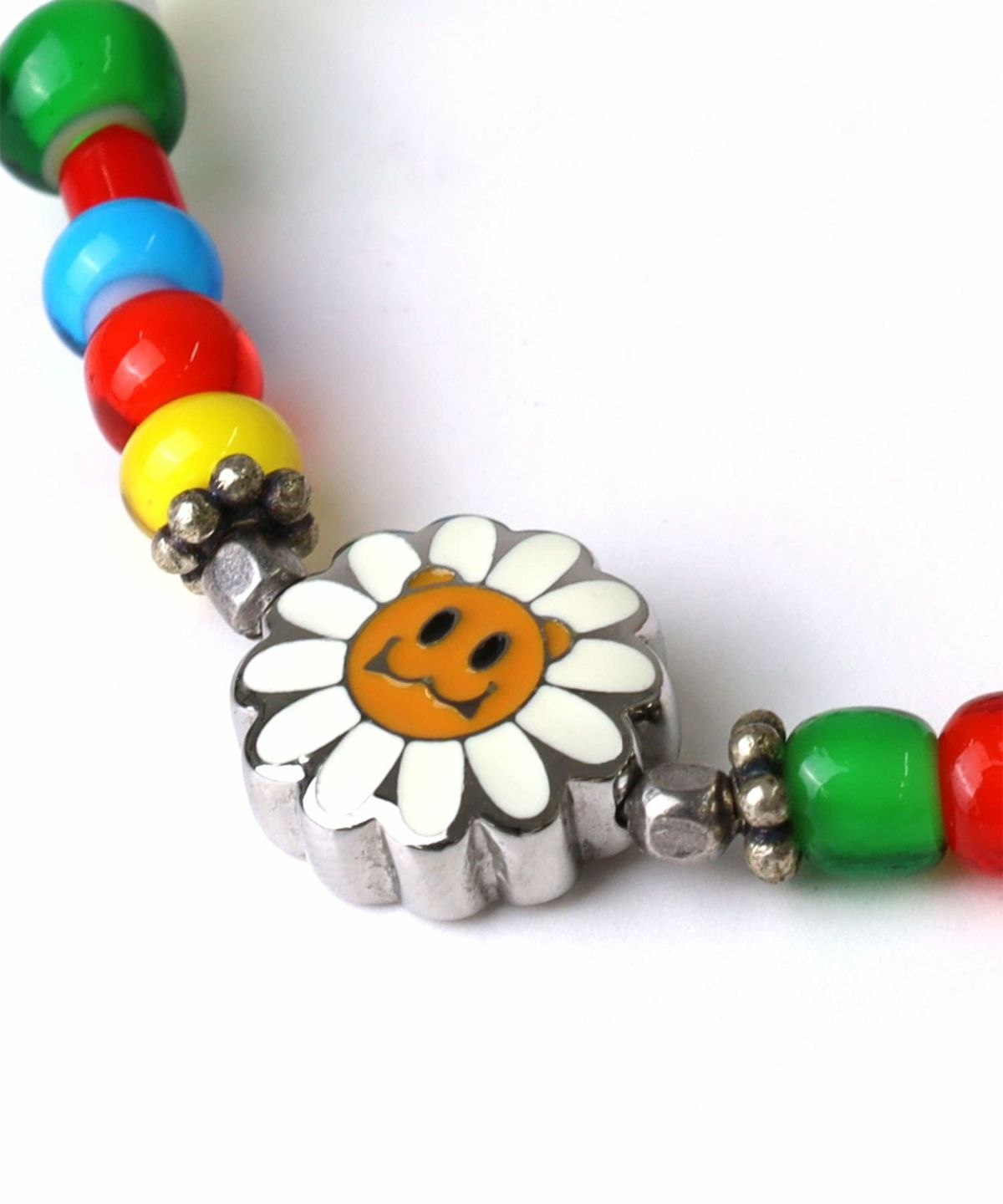“LEO”フラワービーズブレスレット（ビーズ用ゴムタイプ）/マルチカラー