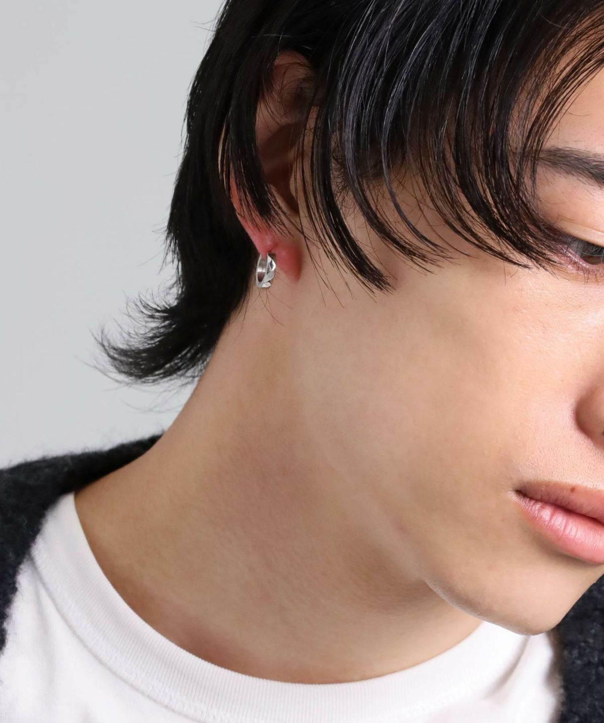 【限定展開】“THE EDGE”エングレイブカッティングフープピアス/スペシャルパッケージ/サージカルステンレス（金属アレルギー対応）