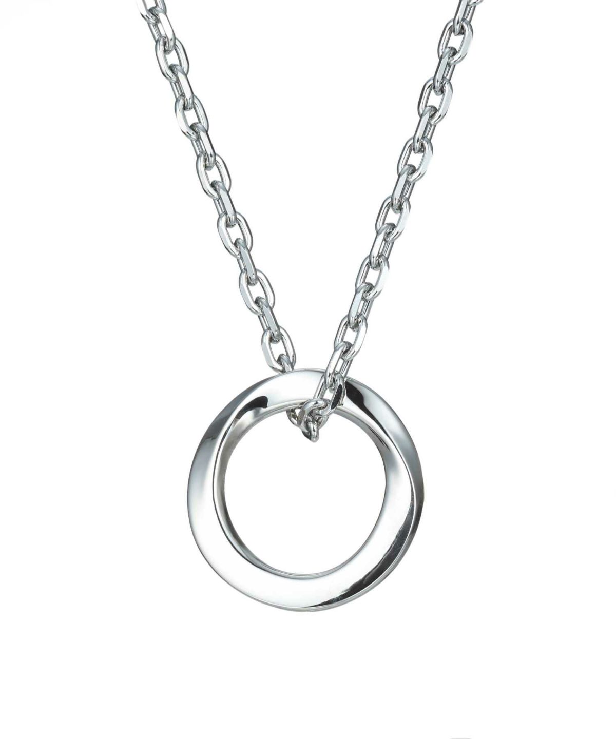 【限定展開】“LH-1”ワンツイストリングネックレス/サージカルステンレス（金属アレルギー対応）