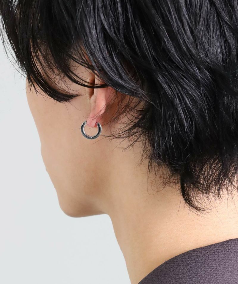 限定展開】“LH-1”ラインフープピアス/シルバー/サージカル