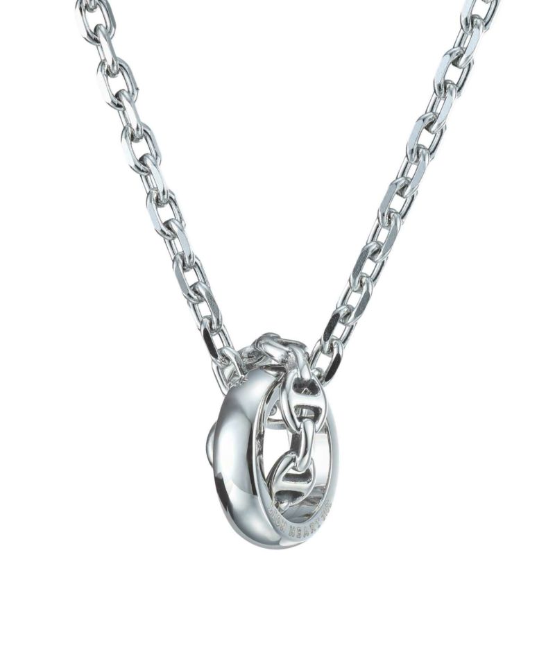 【限定展開】“LH-1”アンカーチェーンダブルリングネックレス/サージカルステンレス（金属アレルギー対応）