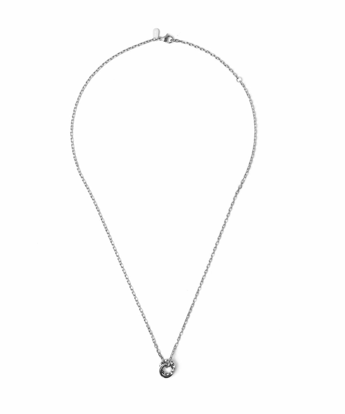 【限定展開】“LH-1”アンカーチェーンダブルリングネックレス/サージカルステンレス（金属アレルギー対応）