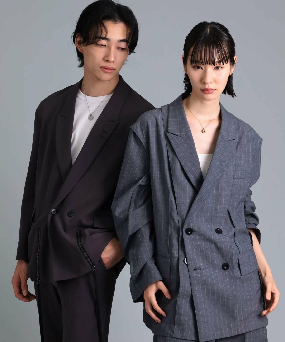 【限定展開】“LH-1”ライオンコインペアネックレス/サージカルステンレス（金属アレルギー対応）