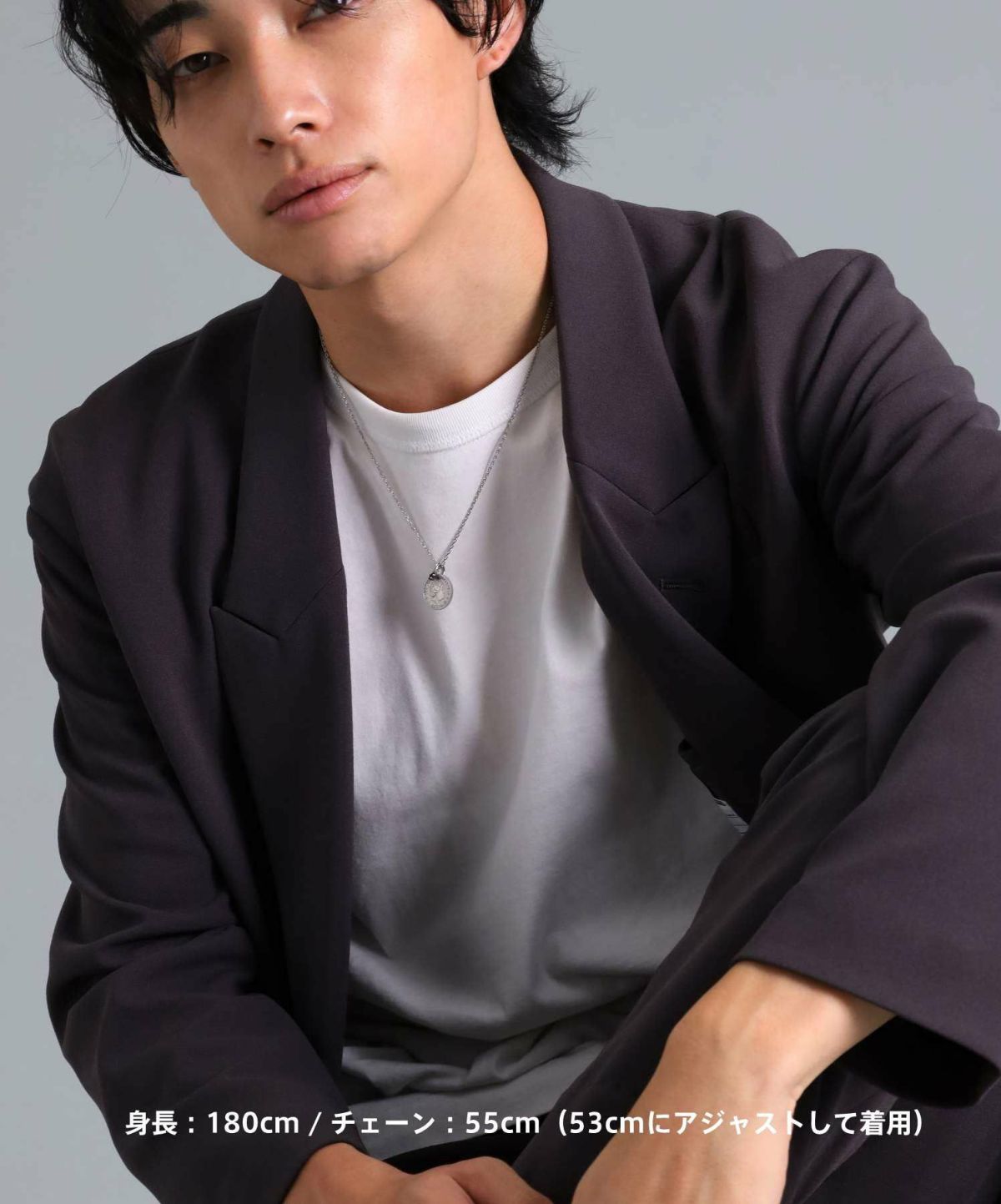 【限定展開】“LH-1”ライオンコインペアネックレス/サージカルステンレス（金属アレルギー対応）