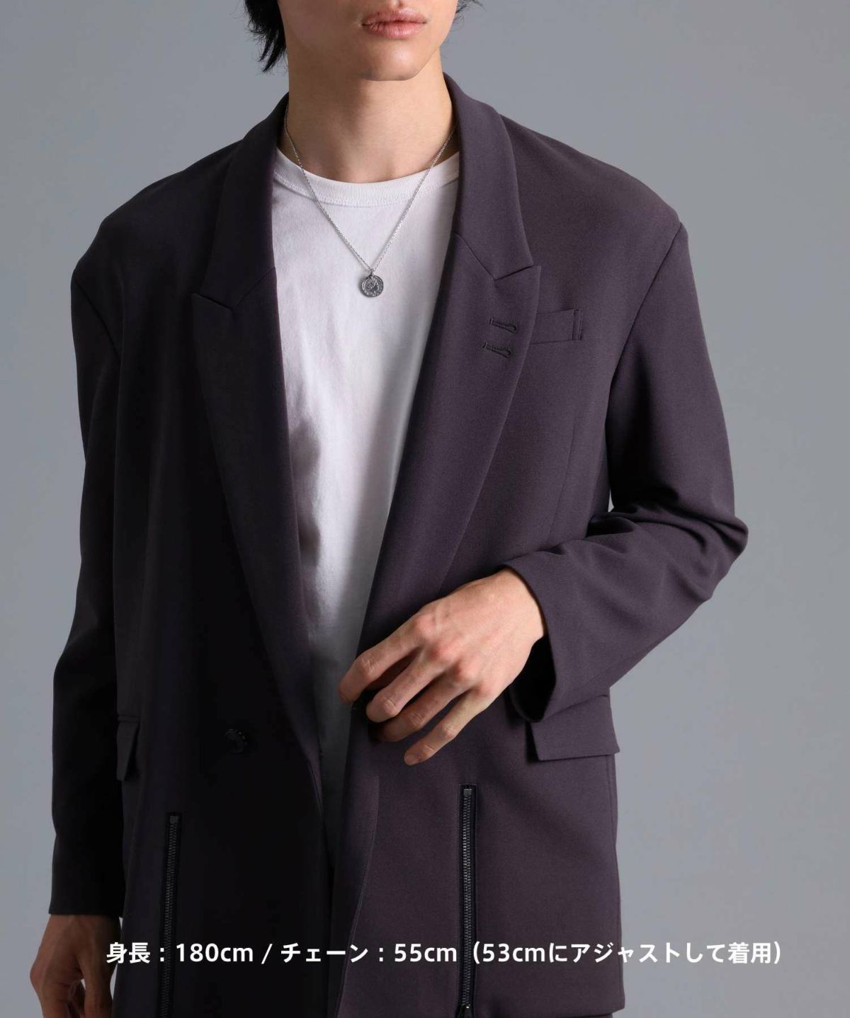 【限定展開】“LH-1”ライオンコインペアネックレス/サージカルステンレス（金属アレルギー対応）