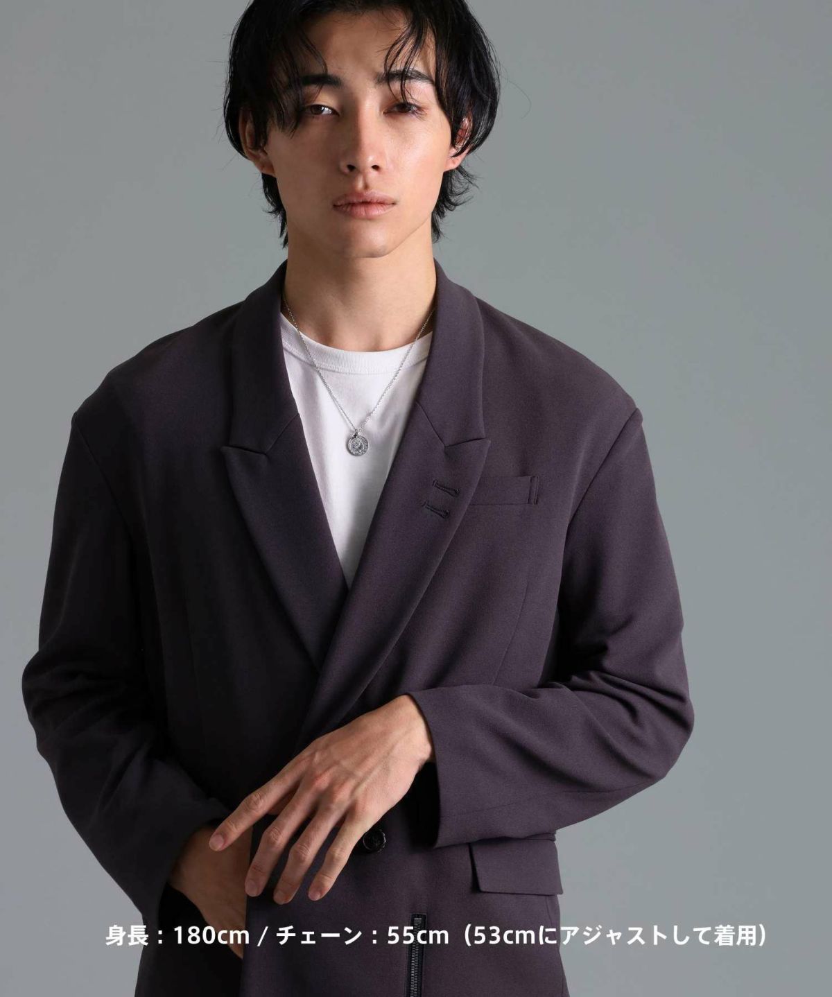 【限定展開】“LH-1”ライオンコインペアネックレス/サージカルステンレス（金属アレルギー対応）