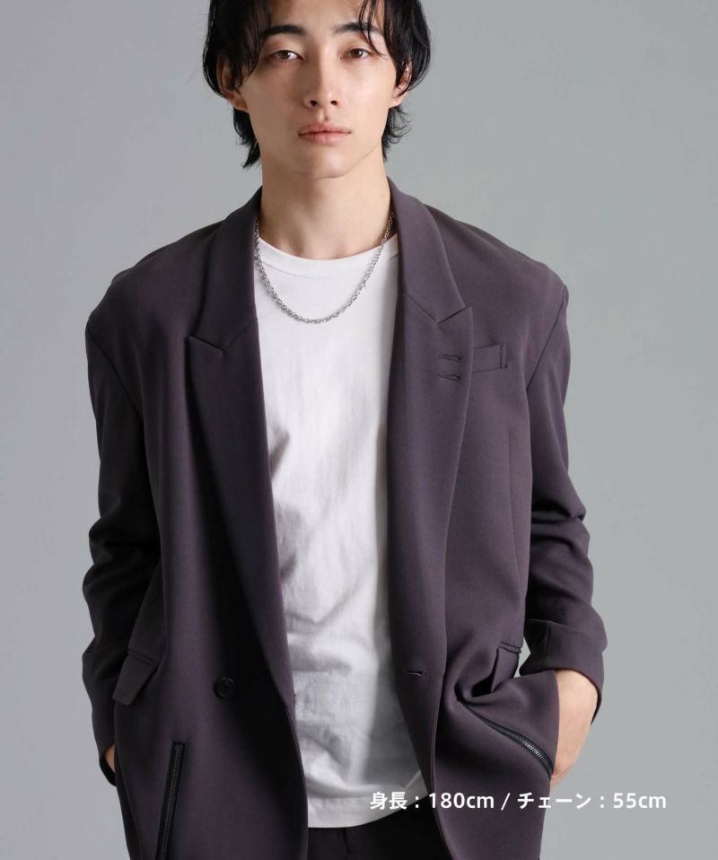 【限定展開】“LH-1”コンフォートチェーンネックレス/カットアズキ/サージカルステンレス（金属アレルギー対応）