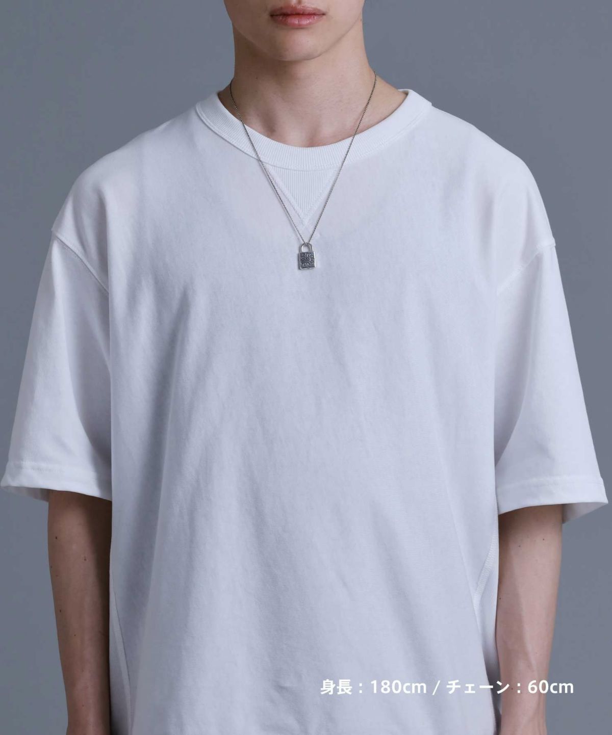  “LEO”南京錠フラワーレオネックレス/シルバー925