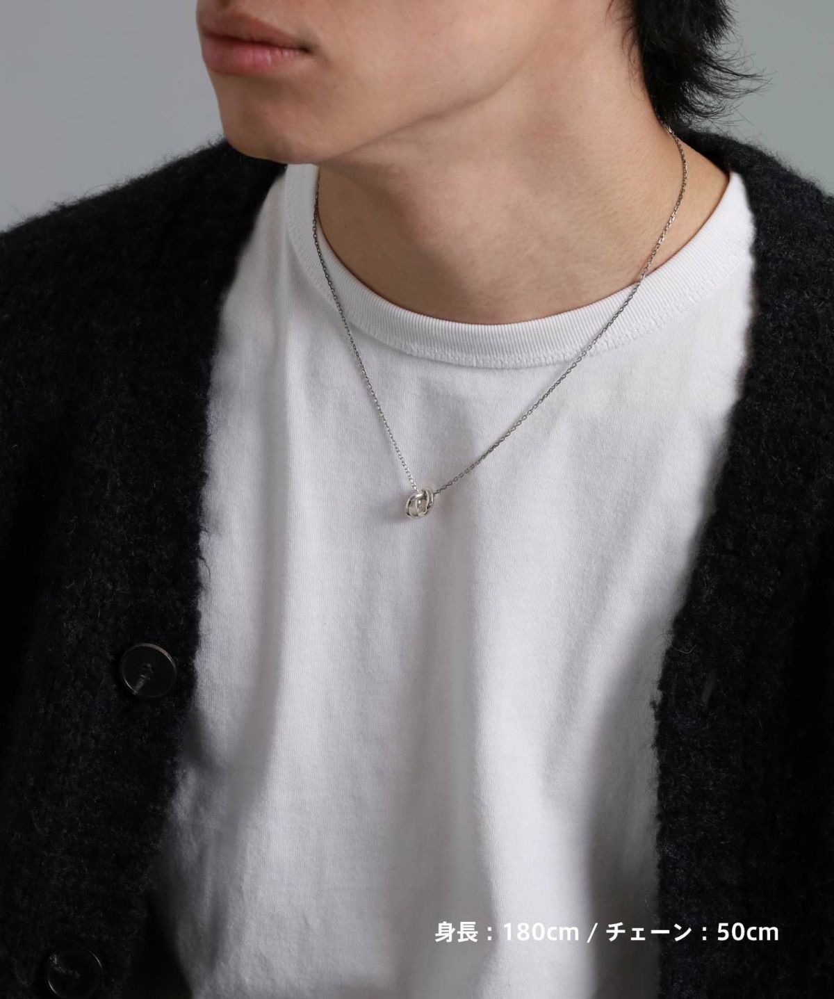 “Ivitz” eraダブルリングネックレスtypeⅡ/シルバー925