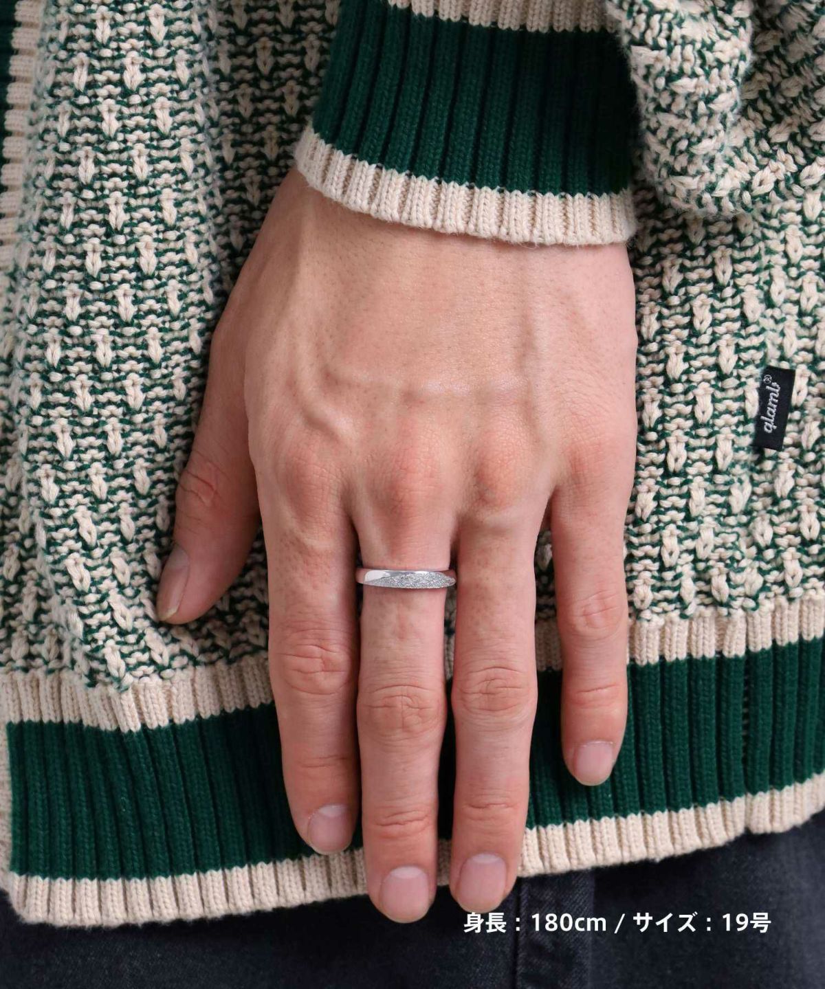 “SAND”スリムリング/シルバー925