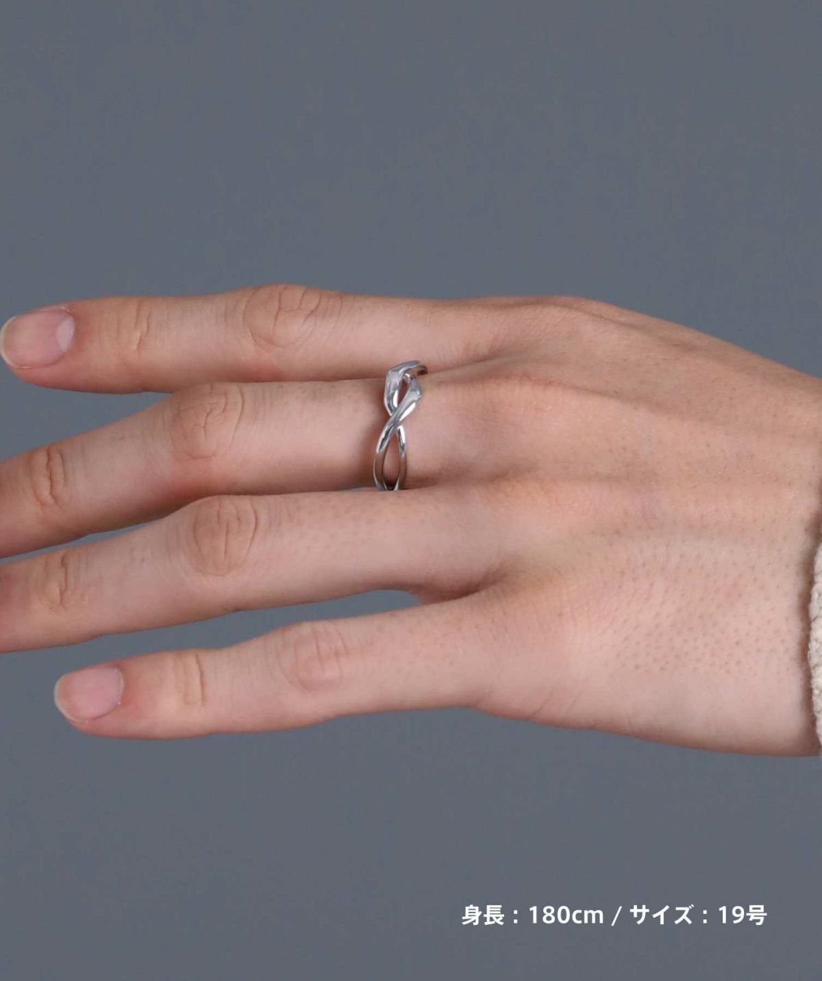“for Gift”eraカーヴレイヤードリング/シルバー925