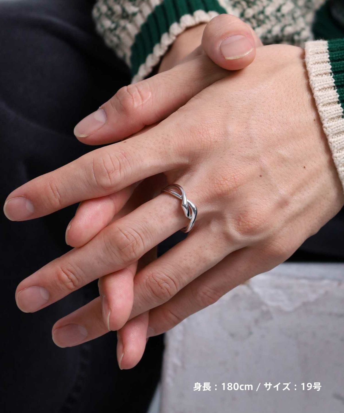 “for Gift”eraカーヴレイヤードリング/シルバー925