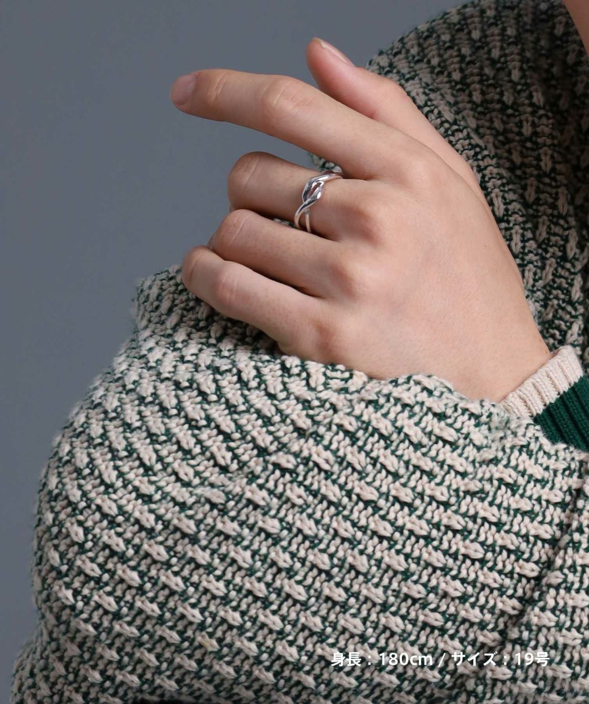 “for Gift”eraカーヴレイヤードリング/シルバー925