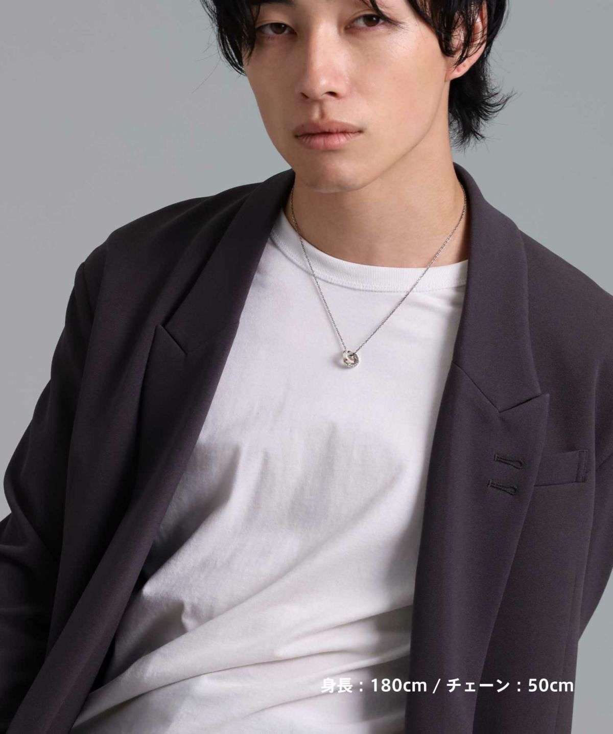  “Ivitz” eraクラシックリングネックレス/シルバー925