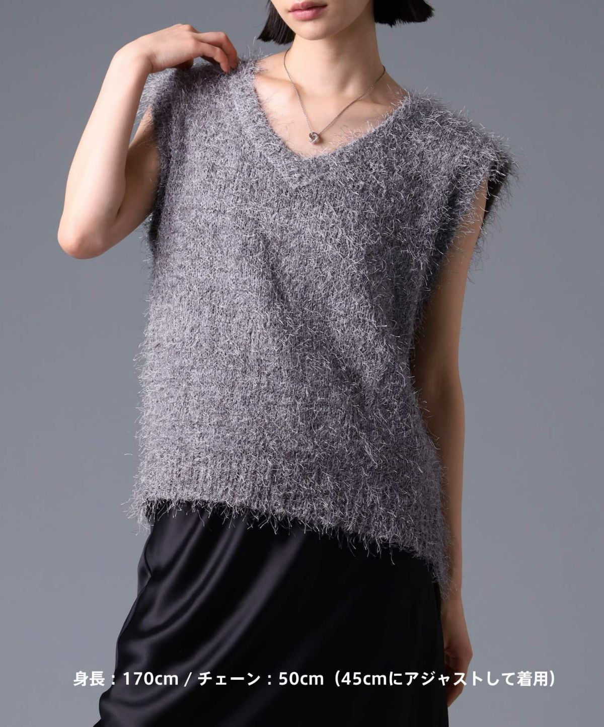  “Ivitz” eraクラシックリングネックレス/シルバー925